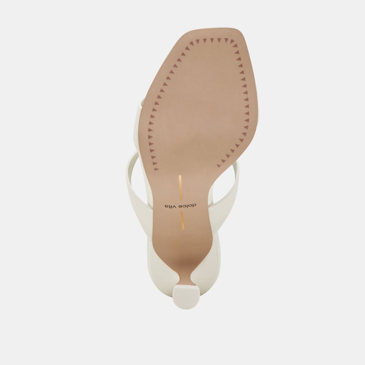 Genora White Leather Heels - Dolce Vita