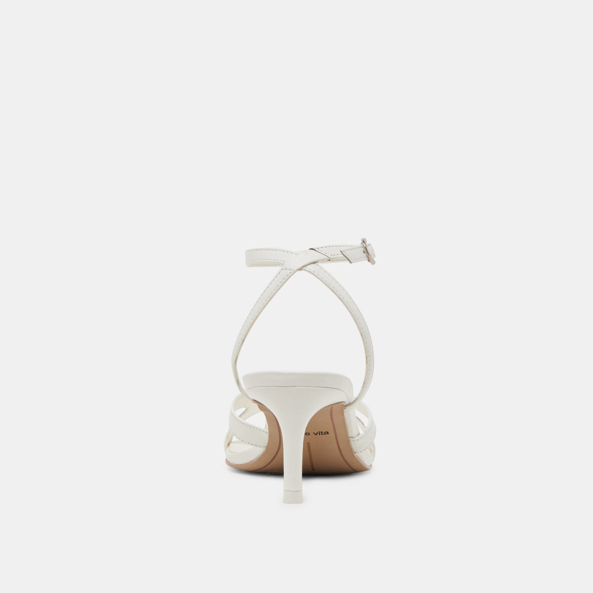 BECKI HEELS TRUE WHITE LEATHER - Dolce Vita