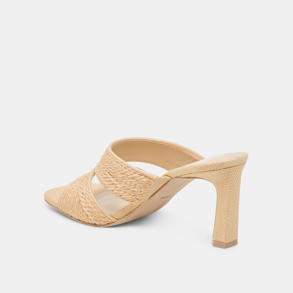 Gitel Lt Natural Raffia Heels - Dolce Vita