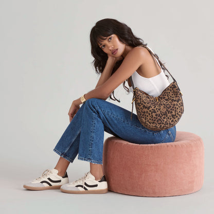 Rebel White Black Leather Sneakers - Dolce Vita
