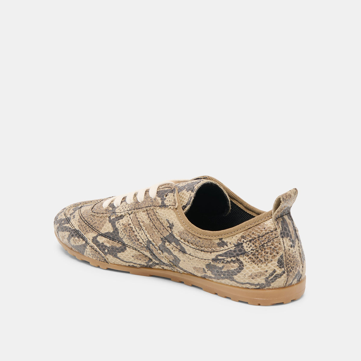 Viper Snake Print Embossed Leather Sneakers - Dolce Vita