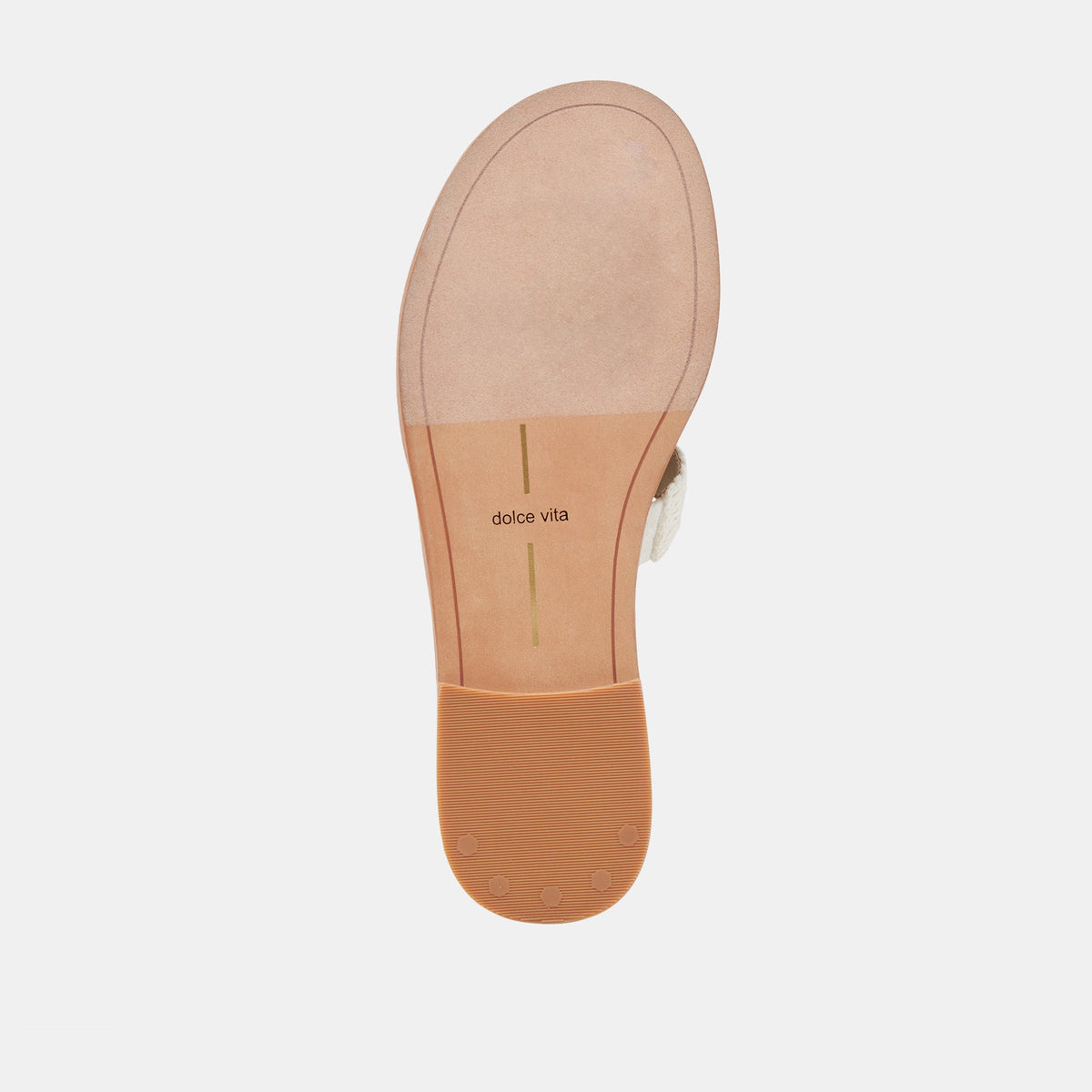 EMON WIDE SANDALS WHITE RAFFIA - Dolce Vita