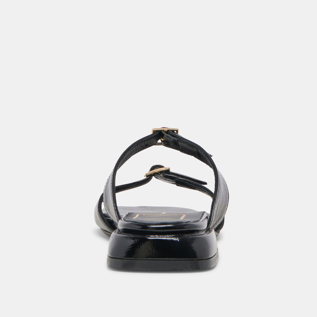 LAVERN SANDALS MIDNIGHT CRINKLE PATENT - Dolce Vita