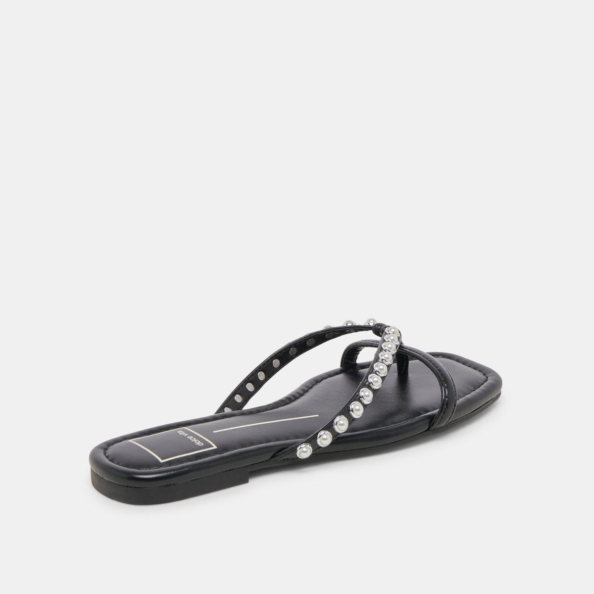 LUCCA PEARL SANDALS BLACK PEARLS - Dolce Vita