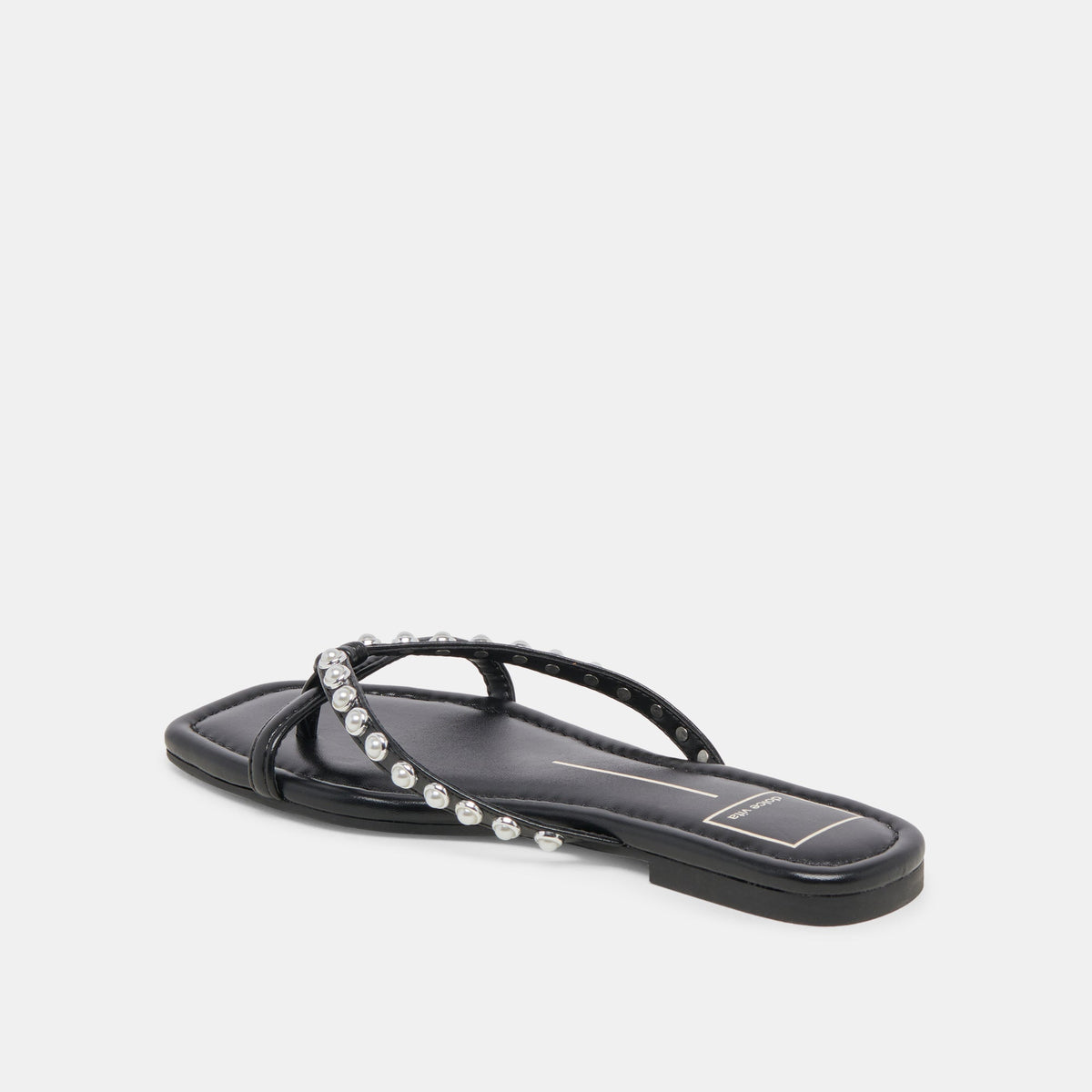 LUCCA PEARL SANDALS BLACK PEARLS - Dolce Vita
