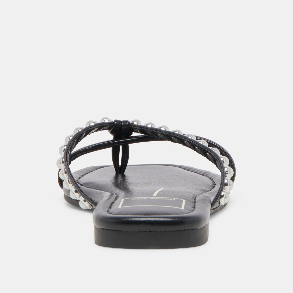 LUCCA PEARL SANDALS BLACK PEARLS - Dolce Vita