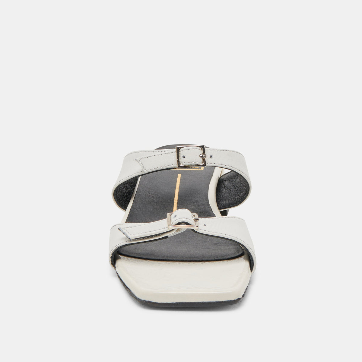 LAVERN SANDALS OFF WHITE CRINKLE PATENT - Dolce Vita