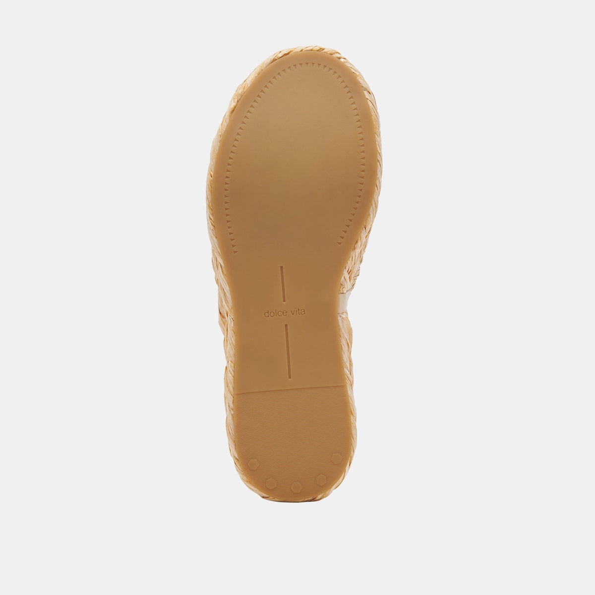 Chavi Wide Sandals LT Natural Raffia - Dolce Vita
