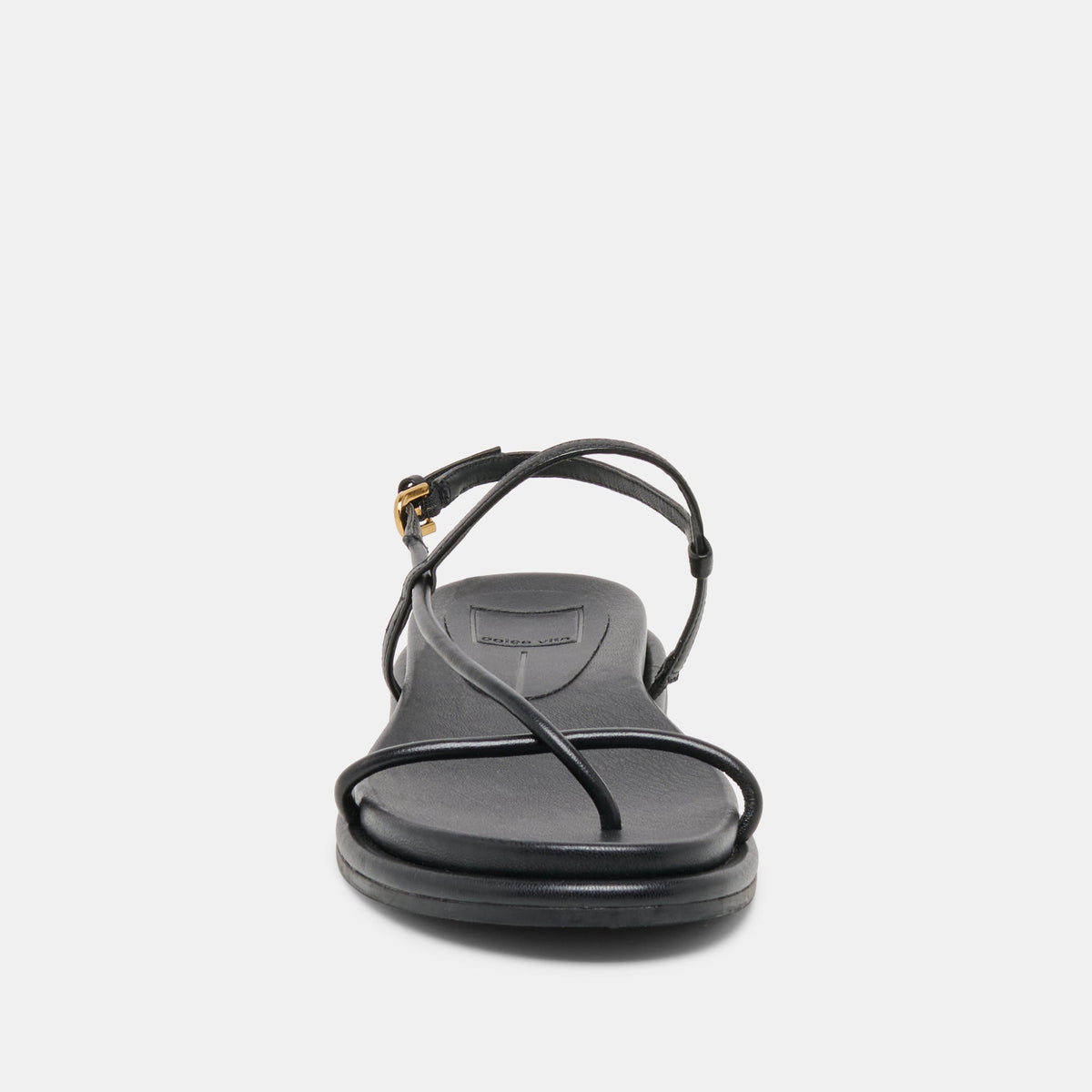 Dom Black Leather Sandals - Dolce Vita