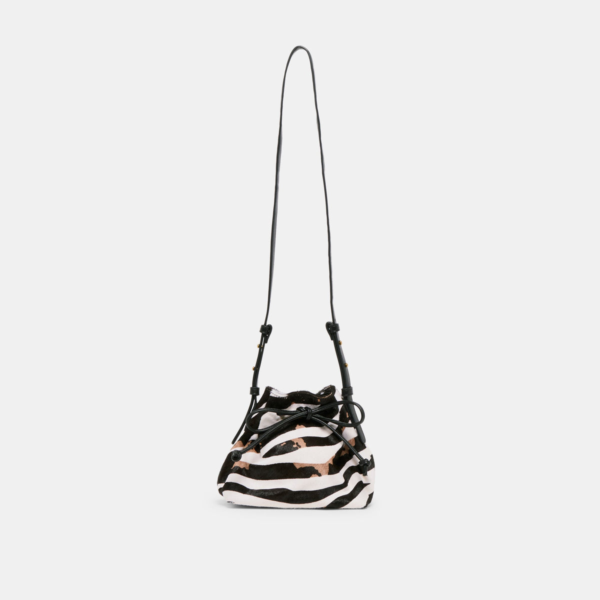 Randi Zebra Calf Hair Crossbody - Dolce Vita