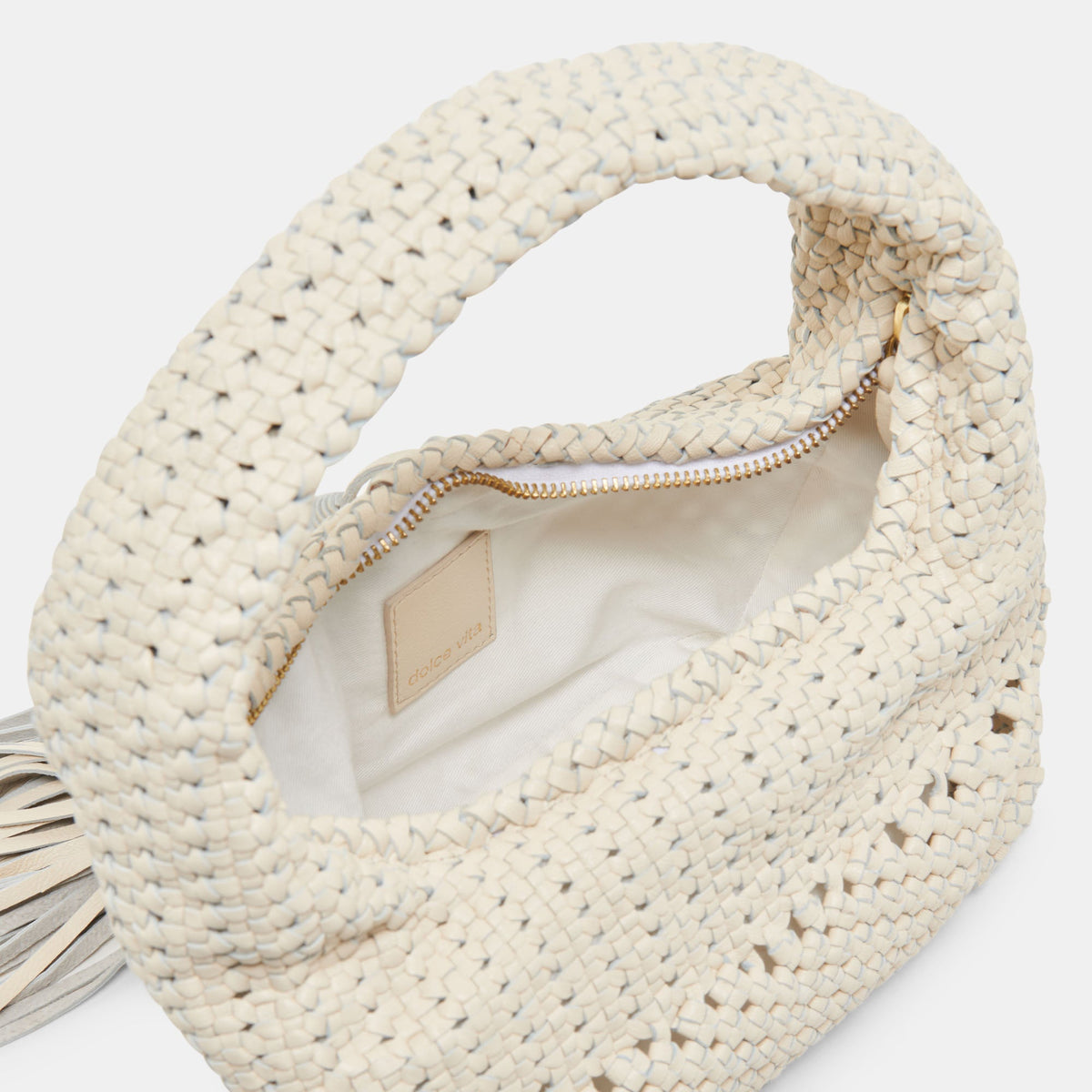 Zenia Bone Leather Handbag - Dolce Vita